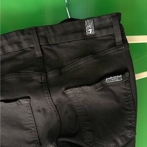7 For All Mankind Black Jeans